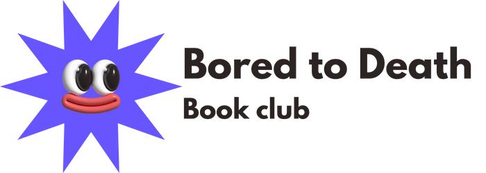 Bored to Death Book club header logo